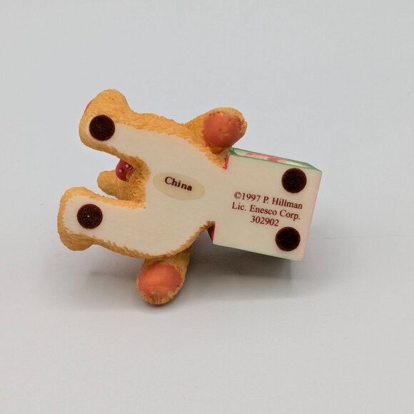 Cherished Teddies Bear with Number 7 Block (302902) 1997 - Picture 7 of 10